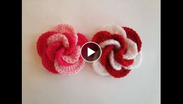 Tığ İşi Gül Yapımı - Crochet Flower