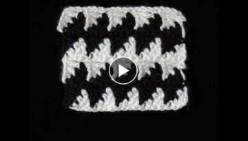 Crochet : Punto Fantasia en Blanco y Negro # 3