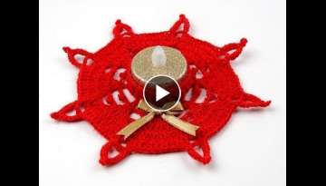 Crochet: Porta Vela # 3