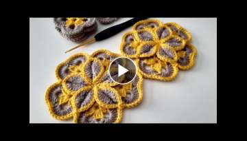 Tığ işi yatak örtüsü, battaniye örgü modeli / crochet knitting pattern
