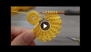Super Easy Tunisian Knitting Motif Model (Knitting Love) - Şahane Tunus işi kolay örgü model...