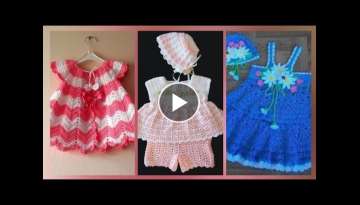Most Beautiful Crochet Toddler Baby Girl Frock Design Collection