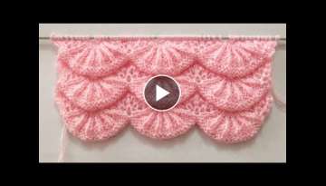 Beautiful Knitting Stitch Pattern For Cardigan/Girls Frock