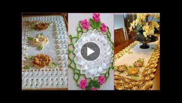 Most Beautiful Stylish And Classy Crochet Table Runbers And Table Cover Designs Patterns