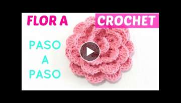 Flor a crochet paso a paso sin perder detalle ENGLISH subtitles