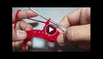 How to do double crochet without chain