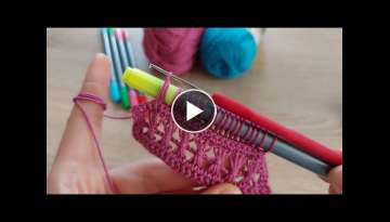 Very flashy knit vest shawl model using crochet pencil crochet knitting sweater