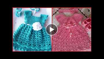 Stunning and gorgeous New crochet handmade baby girl frocks designes ideas