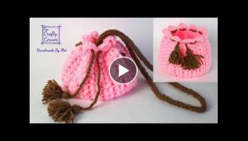 Crochet Easy & Cute Looking Pink Pouch For Beginners