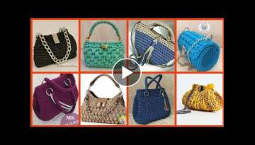 Amazing crochet handbags designs for working women's // fabulous crochet designer handbags ideas
