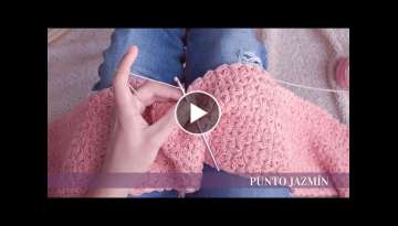 Punto Jazmin | para mantas | crochet