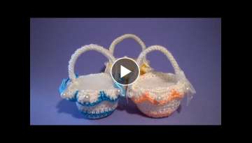 Cestino Uncinetto Tutorial - Small Basket Crochet