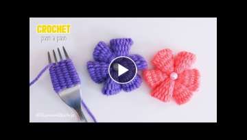 Como hacer una flor con un tenedor-Es posible, es facil ?