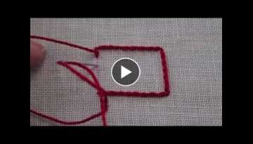 Stem Stitch used in hand embroidery