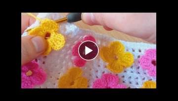 super easy crochet - flower pattern