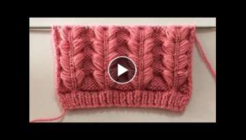 Unique Knitting Stitch Pattern
