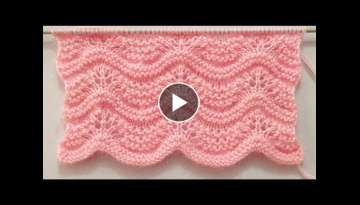 Beautiful And Easy Knitting Pattern For Sweater/Cardigan/Baby Blanket/Shawl