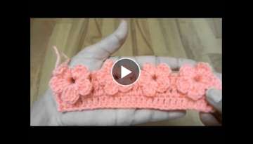 How to crochet flower stitch?