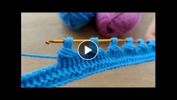 Super Easy Beautiful Crochet Knitting - Çok Güzel Tığ İşi Örgü Modeli
