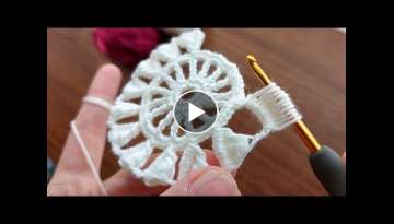 Super Easy Crochet Knitting Motif Very Easy Crochet Motif Making.