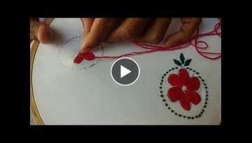 Hand Embroidery: Bharwaan tankka/The house stitch