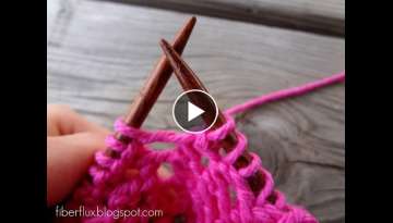 How To Knit the Yarn Over (yo) Stitch