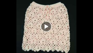 Crochet: Falda Angela (Para ninas de 2 anos)