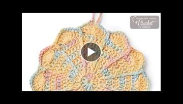 Crochet Pinwheel Dishcloth