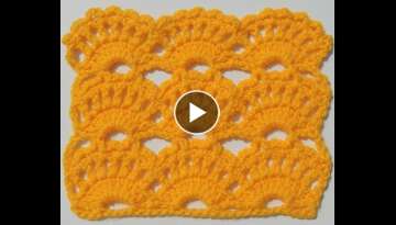 Crochet: Punto Abanico # 14