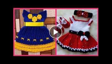 New Crochet Handmade Frocks Designs For Baby Girl 2k21