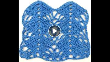 Crochet: Punto Flecha # 2 - YouTube