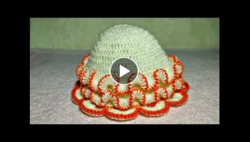 Crochet Baby Frill Hat (1-3 years)