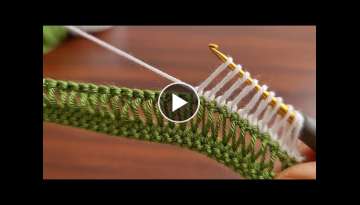 Super Easy Crochet Knitting - Tığ İşi Cok Kolay Muhteşem Örgü Modeli