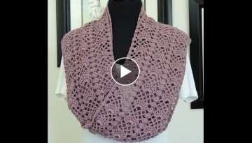 Crochet: Bufanda de Abanicos