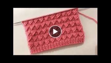 Beautiful New Knitting Stitch Pattern For Gents/Ladies Sweater