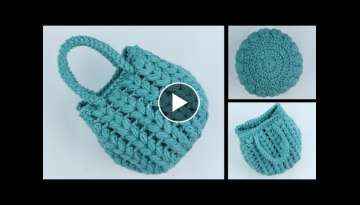 How to crochet a cute Small Bag | Simple Stylish Crochet Bag By Just Crochet