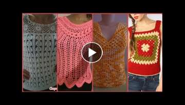 Most Beautiful & Stylish Hand Made Crochet Tunic Top//Blouses Designs Collections 2022-23