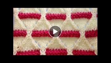 BEAUTIFUL Two Colour Knitting Pattern