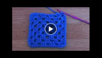 Basic Granny Square - Crochet Tutorial for Beginners